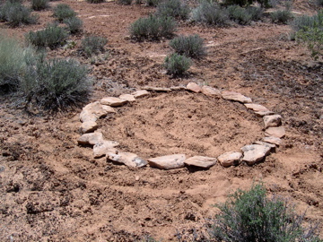 vision quest prayer circle